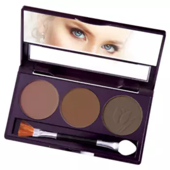 L'ATUAGE COSMETIC Тени для век Матовые Smart Touch 3-х цветные