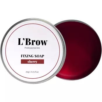 L`BROW Мыло для бровей Fixing soap (Вишня) 20.0