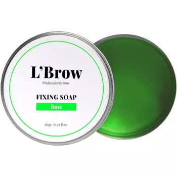 L`BROW Мыло для бровей Fixing soap (Лайм) 20.0