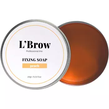 L`BROW Мыло для бровей Fixing soap (Персик) 20.0