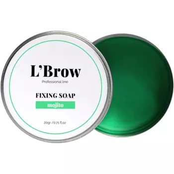 L`BROW Мыло для бровей Fixing soap (Мохито) 20.0