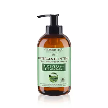 L`ERBORISTICA Натуральный Гель очищающий для интимной гигиены с органическим Алоэ Вера 250.0