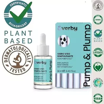 L`ERBORISTICA Натуральная Everby сыворотка восстанавливающая, разглаживающая морщины