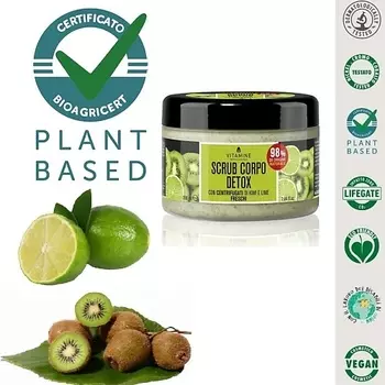L`ERBORISTICA Натуральный Скраб на фруктовых соках для тела Детокс 200.0