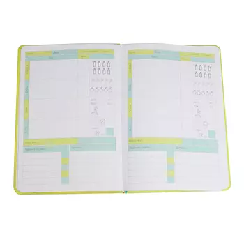 ЛЭТУАЛЬ L'ESPRIT DU SPORT Фитнес-блокнот YELLOW