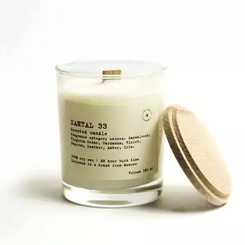 ЛЬНЯНКА HOME Ароматическая свеча Сантал 150.0