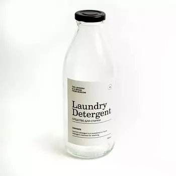 ЛЬНЯНКА HOME Бутылки для порошка, кондиционера и отбеливателя