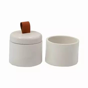 ЛЬНЯНКА HOME Органайзер для ванны, ватных палочек и дисков