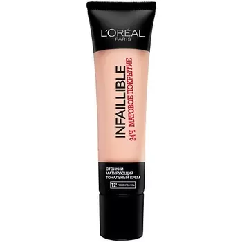 L'ORAL PARIS L'OREAL Cтойкий тональный крем 24ч Матовое покрытие Infaillible