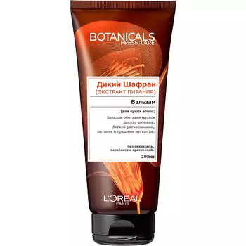 L'ORAL PARIS Бальзам для волос Дикий Шафран для сухих волос, питательный, без парабенов, силиконов и красителей Botanicals Fresh Care