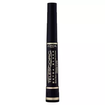 L'ORAL PARIS Тушь для ресниц для удлинения и разделения, экстрачерная Telescopic Extra-Black Mascara