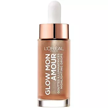 L'ORAL PARIS L'OREAL Жидкий хайлайтер для сияния кожи с кокосовым маслом Glow Mon Amour Highlighting Drops