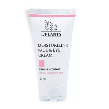 L'PLANTS Крем для лица и век увлажняющий с гиалуроновой кислотой и янтарём 50.0