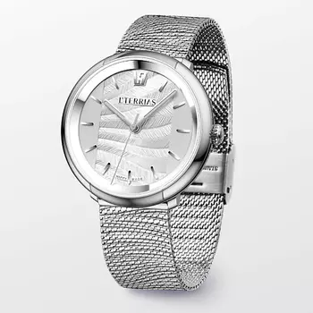 L'TERRIAS Женские часы со швейцарским механизмом на браслете "Wild"