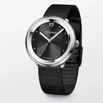 L'TERRIAS Женские часы со швейцарским механизмом на браслете "Wave"