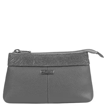 L'UCCELLO Косметичка женская из натуральной кожи