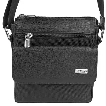 L'UCCELLO Сумка мужская из натуральной кожи