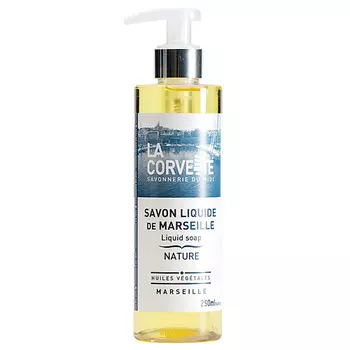 LA CORVETTE Мыло жидкое из Марселя для тела Натуральное Marseille Nature Liquid Soap