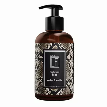 LA FABRIQUE Жидкое парфюмированное мыло для рук Амбра и Ваниль
