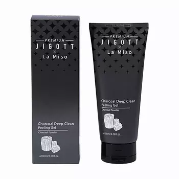 LA MISO Глубоко очищающий отшелушивающий гель с углем 180.0