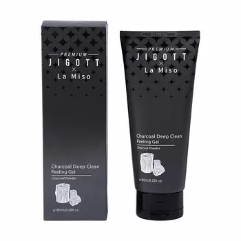 LA MISO Глубоко очищающий отшелушивающий гель с углем 180.0