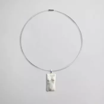 LA PALME ARTISAN CERAMICA Колье с подвеской Ника бюст Ф