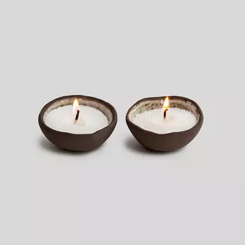 LA PALME ARTISAN CERAMICA Набор Свечей Сандал Вик 1.0