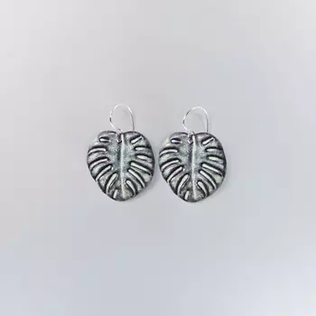 LA PALME ARTISAN CERAMICA Серьги Монстера