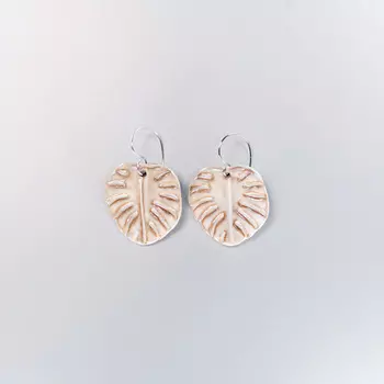 LA PALME ARTISAN CERAMICA Серьги Монстера