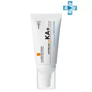LA ROCHE-POSAY Anthelios 100 KA+ Солнцезащитный крем для максимальной защиты кожи лица, наиболее чувствительной к UV-излучению, с пантенолом, ниацинамидом и термальной водой, SPF 50+ PPD 3