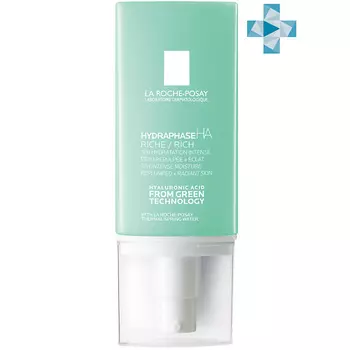 LA ROCHE-POSAY Hydraphase HA Увлажняющий насыщенный крем для обезвоженной кожи лица нормального и сухого типа с гиалуроновой кислотой