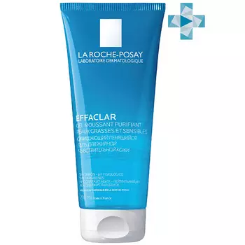 LA ROCHE-POSAY Effaclar Гель очищающий пенящийся для чувствительной жирной кожи лица и тела