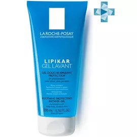 LA ROCHE-POSAY Lipikar Gel Lavant Успокаивающий очищающий гель для душа с защитными свойствами для чувствительной кожи детей и взрослых с ниацинамидом и маслом ши