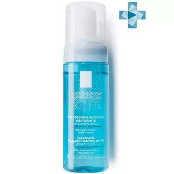 LA ROCHE-POSAY Мицеллярная очищающая пенка для умывания лица и снятия макияжа для женской, мужской и подростковой кожи всех типов, включая проблемную и чувствительную