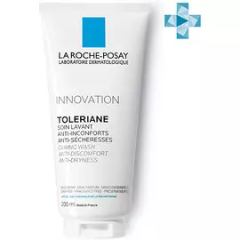 LA ROCHE-POSAY Toleriane Caring Wash Очищающий крем-гель для умывания лица с пантенолом, ниацинамидом и витамином Е