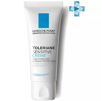 LA ROCHE-POSAY Toleriane Sensitive Увлажняющий крем для лица с чувствительной кожей, успокаивающий уход с пребиотической формулой