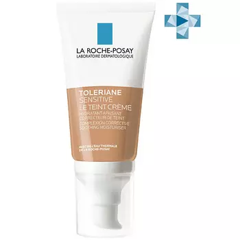 LA ROCHE-POSAY Toleriane Тонирующий увлажняющий крем для лица (натуральный оттенок), с ниацинамидом и термальной водой
