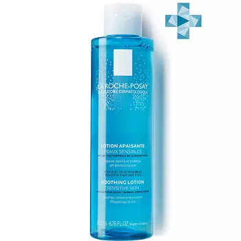 LA ROCHE-POSAY Успокаивающий очищающий тоник для чувствительной кожи лица и области вокруг глаз, для увлажнения и снятия макияжа