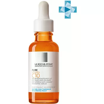 LA ROCHE-POSAY Vitamin C10 Антиоксидантная сыворотка для лица с витамином С и салициловой кислотой для обновления кожи