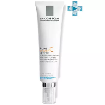 LA ROCHE-POSAY Redermic C Антивозрастной крем-филлер для кожи лица, для заполнения морщин, с витамином С и гиалуроновой кислотой