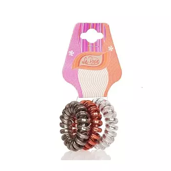 LA ROSA Набор резинок для волос mini Spiral