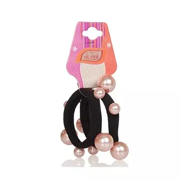 LA ROSA Набор резинок для волос с бусинами