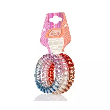 LA ROSA Набор резинок для волос Spiral Ombre