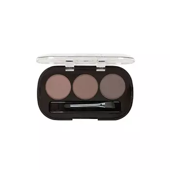 LA ROSA Тени для бровей MATTE, 3 оттенка