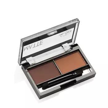 LA ROSA Тени-matte для бровей 2-х цветные