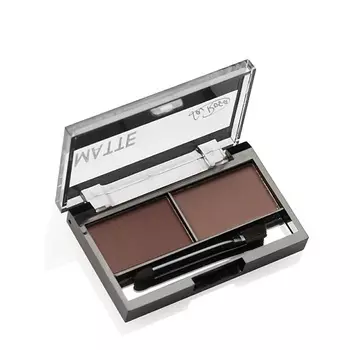 LA ROSA Тени-matte для бровей 2-х цветные