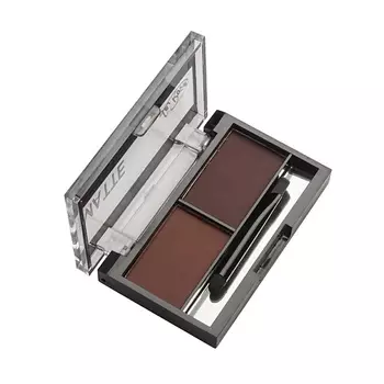 LA ROSA Тени-matte для бровей 2-х цветные