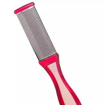 LA ROSA Терка для ног металлическая 2-х сторонняя 5