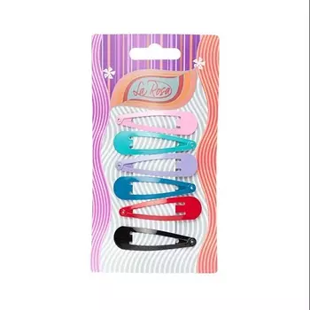 LA ROSA Заколки "Клик-клак" (набор 6 шт.)