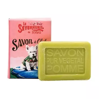 LA SAVONNERIE DE NYONS Гостевое мыло с яблоком Вест терьер 25.0